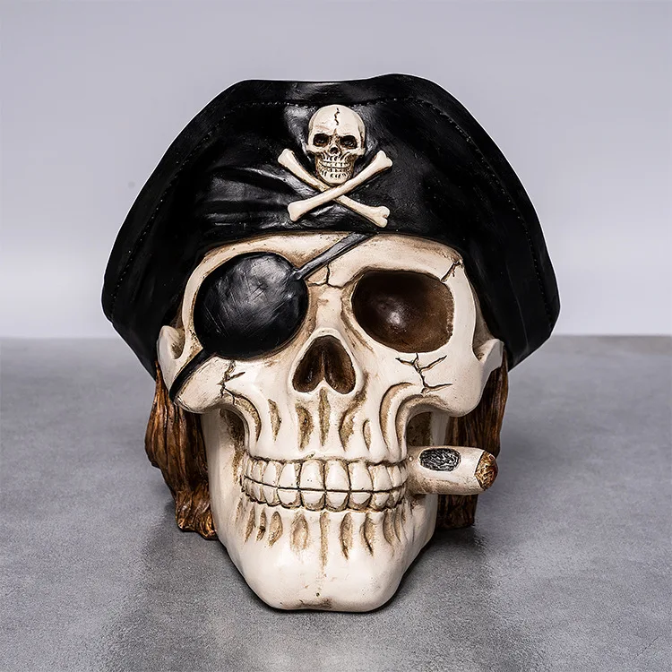Wholesale Bulk Halloween Skeleton Design Unbreakable Resin Money Storage Piggy Bank