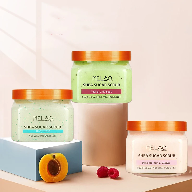 Uniasia Luxury No Label логотип на заказ органический Wokali мята мороженое шербет взбитые скраб для