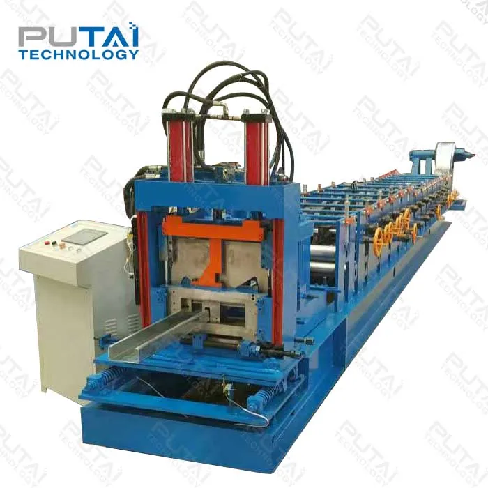 Automatic Steel Frame Purlin C Channel Cold Roll Forming Machine CZ Purlin Roll Forming Machine Purlin Forming Machine