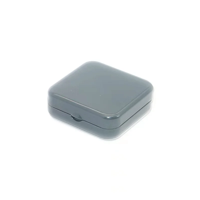 Mini Tin 60X60X20MM Metal Tin Box Portable Small Container Storage Case with Solid Hinged Top