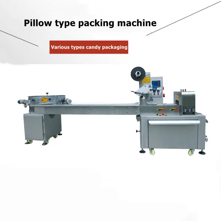 Automatic vacuum pressing corn down jacket bag honey spoon pillow packing machine for soap vegetable bread