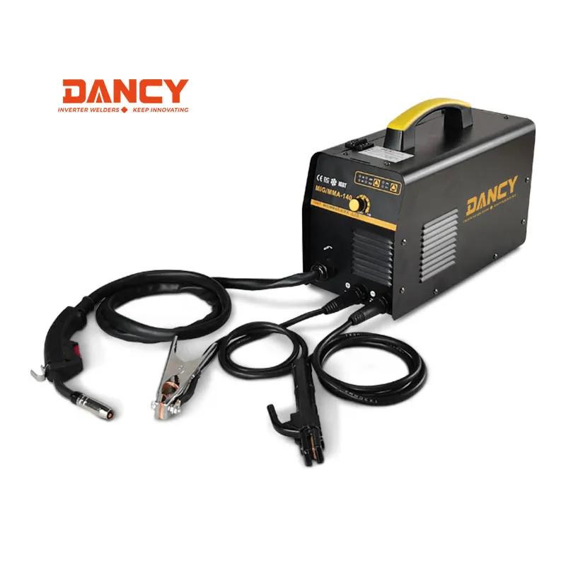 Газовый и безгазовый MIG 140A 220 В 110 инвертор двойного напряжения IGBT MAG MMA 2 в 1 портативный сварочный аппарат mig