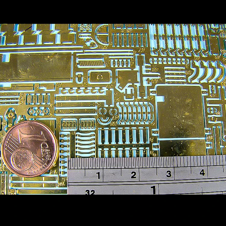 Custom etching service is available for photo etched parts on model with a thickness of 0.2 0.3 0.5mm brass etched