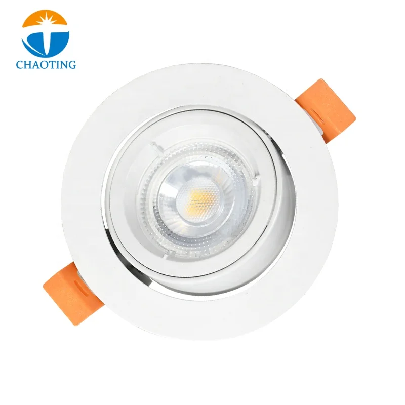 Dimmable Светодиодный точечный светильник литой встраиваемый корпус Downlight Gu10