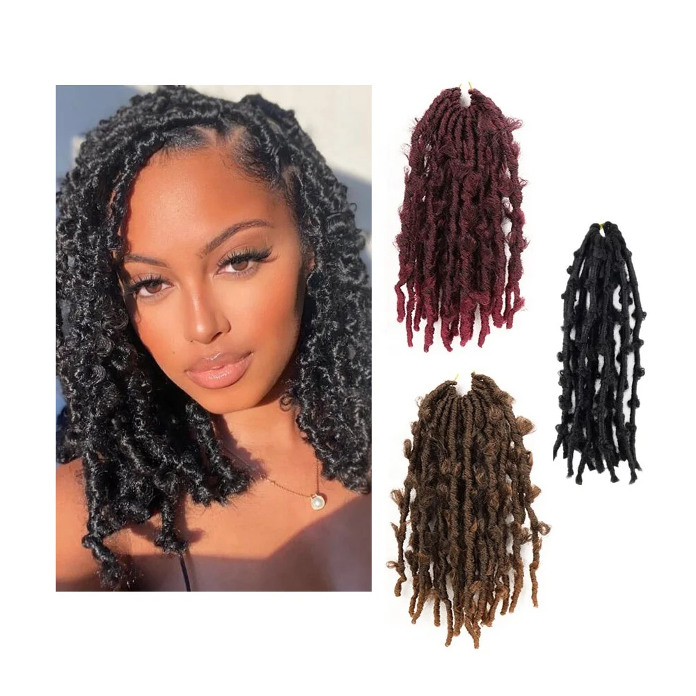 iStar butterfly lock drop shipping faux crochet jumbo locs hair 12inch 24inch soft crotchet