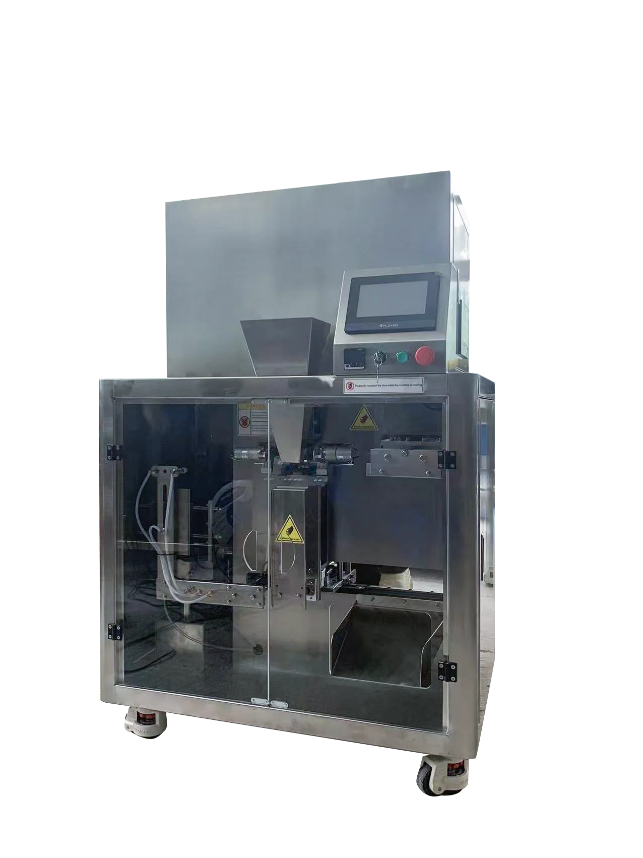 Automatic Bag Given Packing Machine For Tea Rice Coffee Salt Snacks Popcorn Sugar Nut Potato Chips Peanut Granular Fertilizer