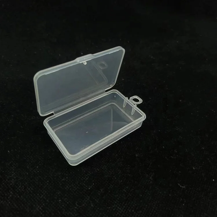 Wholesale Mini Rectangular Transparent Storage Box Plastic Packaging case