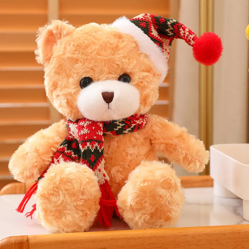 13" Teddy Bear Stuffed Animal Bear in Stock Christmas Customized Logo CE Import Toys from China to India Unisex Mhl 7 Days
