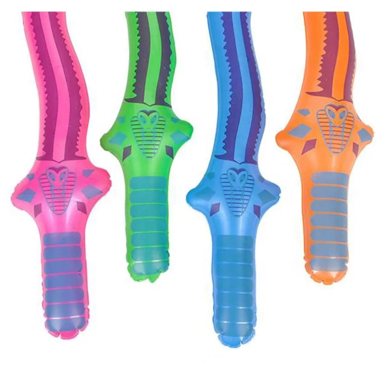 Other Inflatable Toys Colorful and Fun Inflatable Snake-themed Curve Sword - Multicolor Snake Inflatable Sword toy in  Party