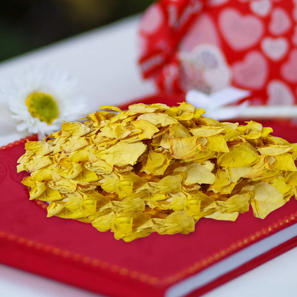 500G natural biodegradable rose petal confetti dry flower for wedding birthday party and home diy decoration