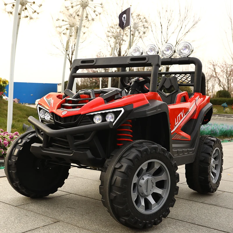 Работает на батарейках 24v детская Езда машине радиоуправляемые игрушки электромобили