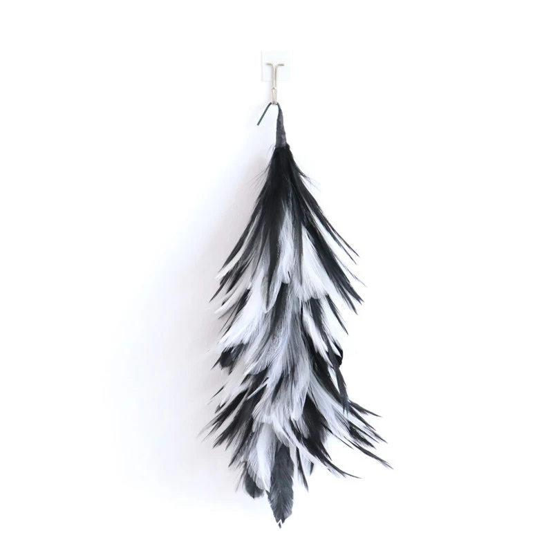 wholesale cheap white chicken feather colorful decorative feathers for crafts dream catcher rooster pheasant ostrich feathers