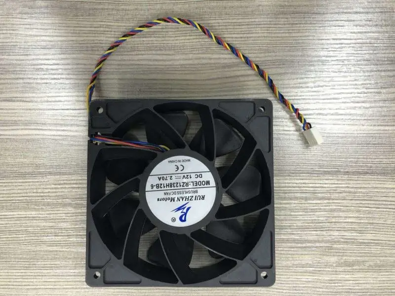 
120x120x38 120mm high speed 5000RPM PWM 4 wire speed control Bitcoin Miner DC Cooling Fan for Antminer S9 S7 