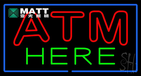 Led ATM Signs Decor for Bank Business Mart Shop Store Bar Cafe Now Open Sign