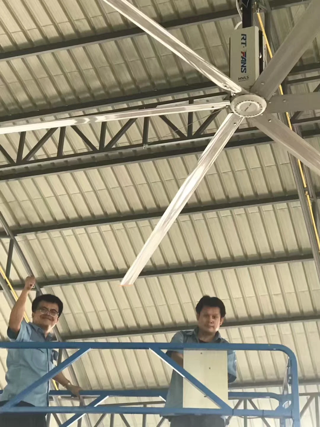 RTFANS centrifugal industrial high volume low speed fan for large space