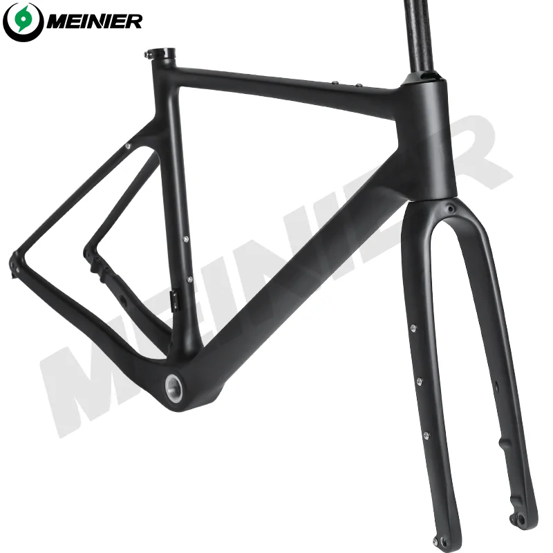 T1000 frameset Gravel Bicycle Frame  carbon road bike 700C  Racing  Disc Brake Fit for Tire 27.5er 2.1 Tire