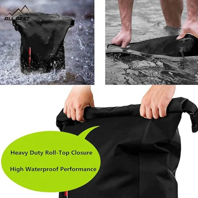 Wholesale Outdoor  Hiking 100% 500d Pvc Waterproof Beach Bag With Zipper Dry Custom Logo Waterproof Sport Backpack