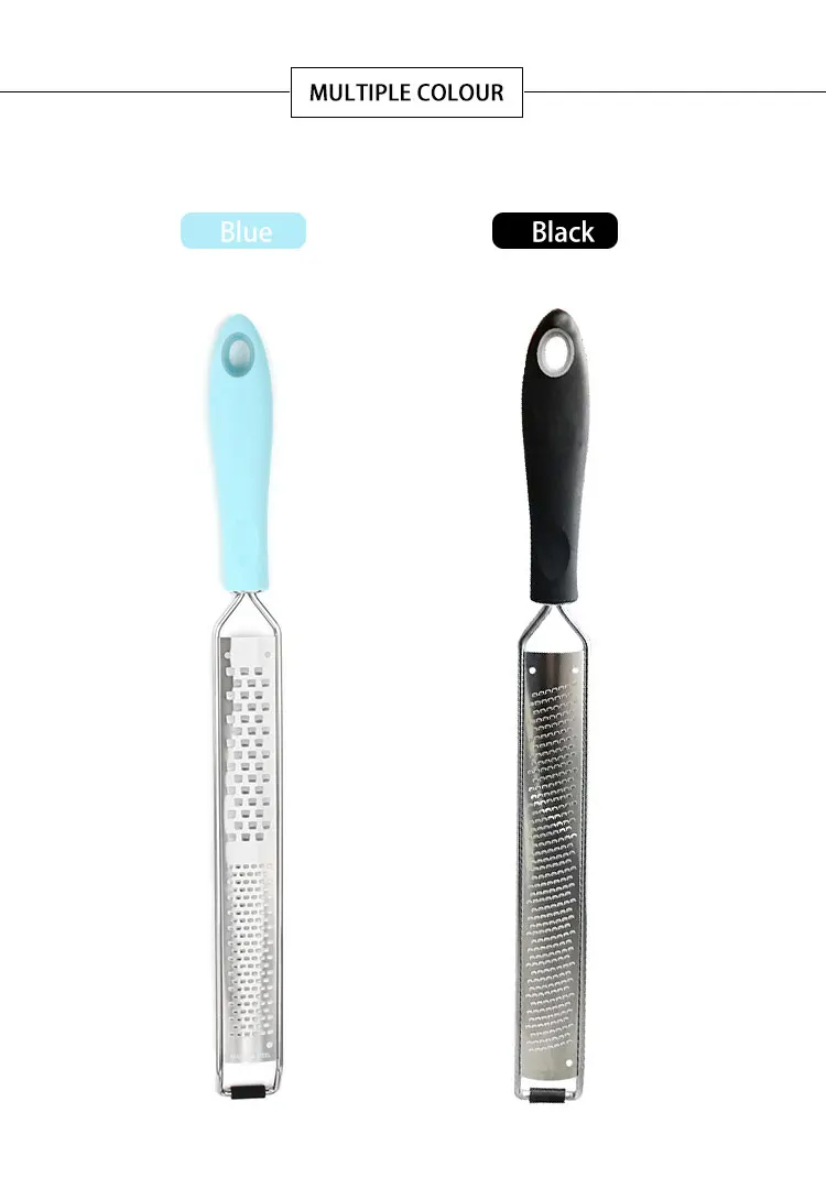 3-in-1 Stainless Steel Kitchen Gadget with Handle Metal & PP Blade Chopper & Peeler for Vegetable Lemon & Cheese Grating