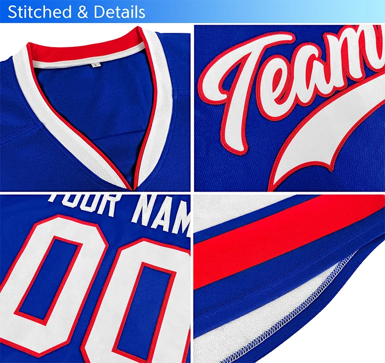2024 New Products Customized Team Training Game Ice Hockey Jersey Sublimated Printed Logo Name Number Hockey Jersey For Man