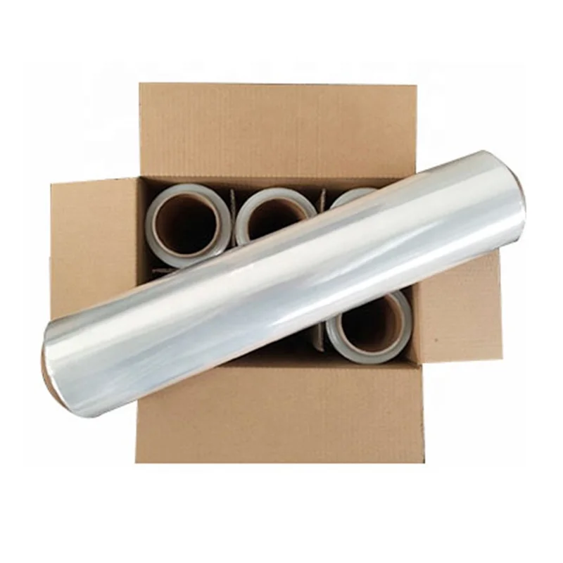DM LLDPE  Stretch Film Wrap with Customized Thickness  Factory Price 3inches Paper Core
