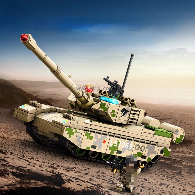 203169 военный основной боевой танк Sembo 320 шт. сборка танка модель игрушек для мальчиков наборы строительных блоков