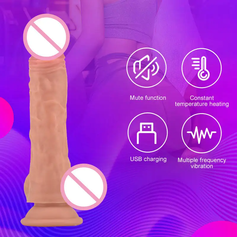 Dildo Vibrator For Women Real Skin And Feeling Female Masturbation Cock Sex Toys Big Penis