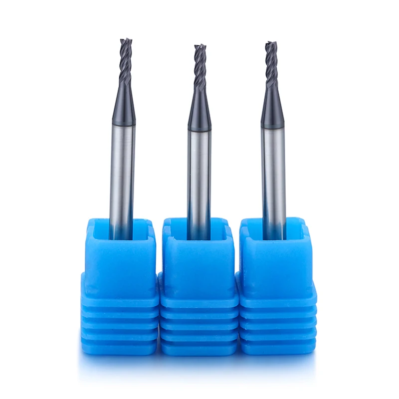 BKXE Manufacturer Wholesale 2mm Diameter Tungsten Solid Cnc Carbide End Mill Bits Cutting Tools Milling Cutter