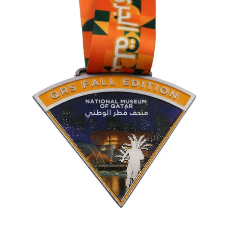 High Quality Custom logo Zinc Alloy Souvenir custom color Medal Sport Marathon medal