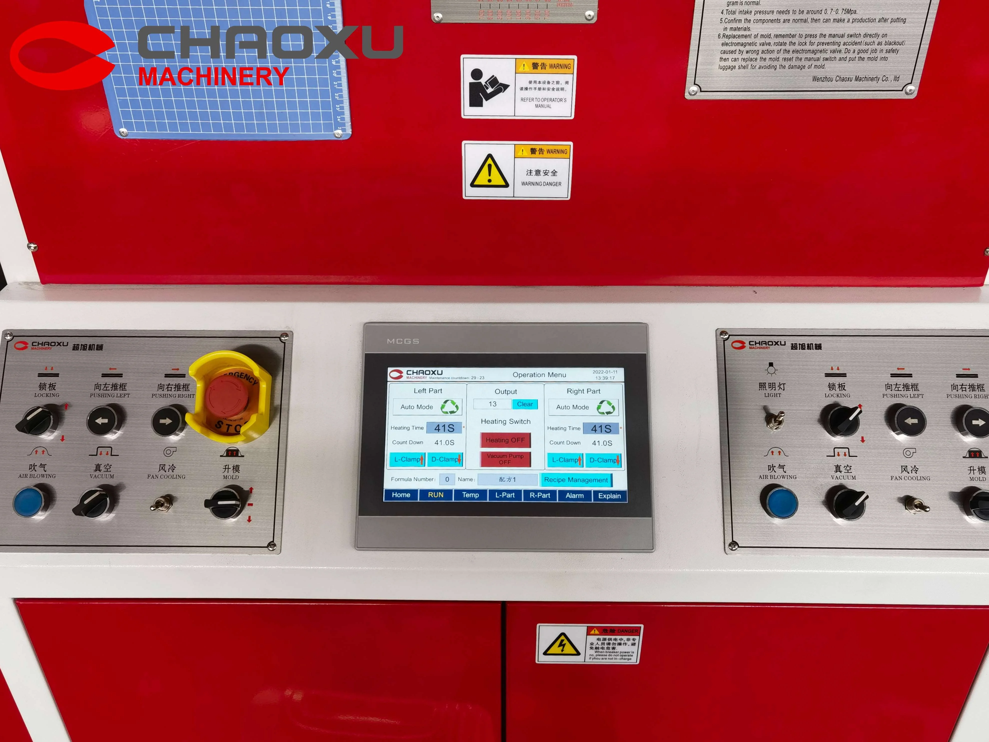 Plastic Vacuum Forming Sheet Luggage Making Machine