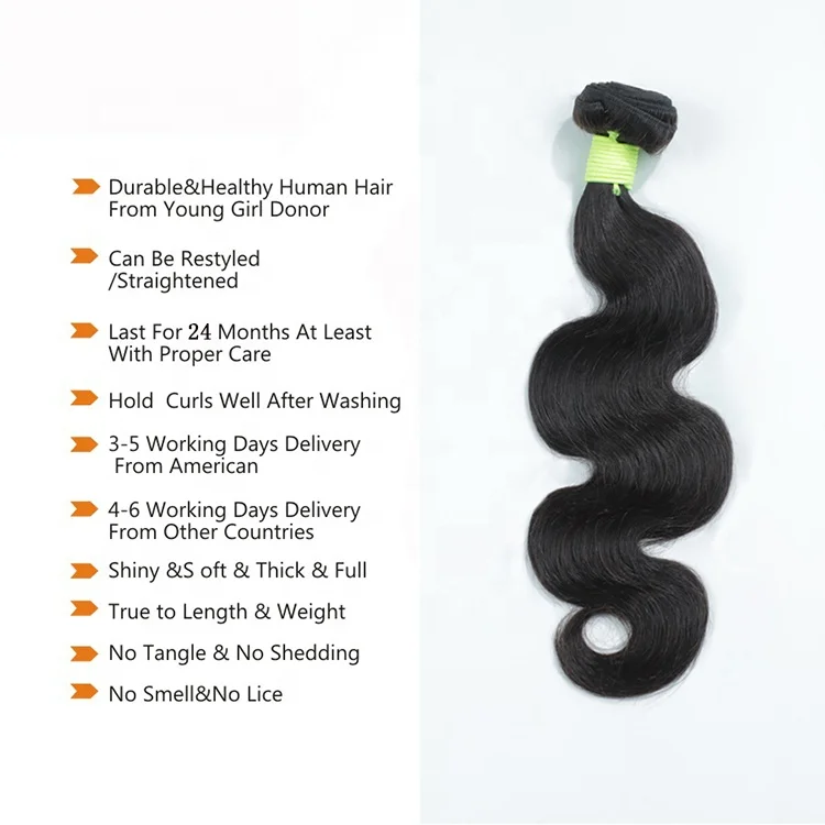 Горячая Красота Тела Волны кутикулы выровненные необработанные волосы 10-30 дюймов человеческие пучок перуанских волос