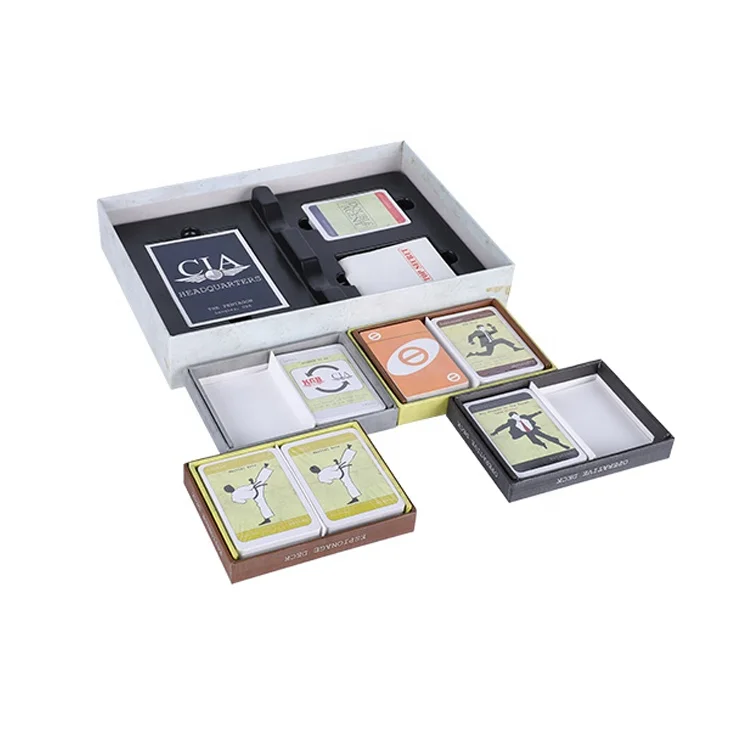 Custom Design Printing Best Quality Paper Adult Card Games Party Desktop Games small world Board Game Manufacturer