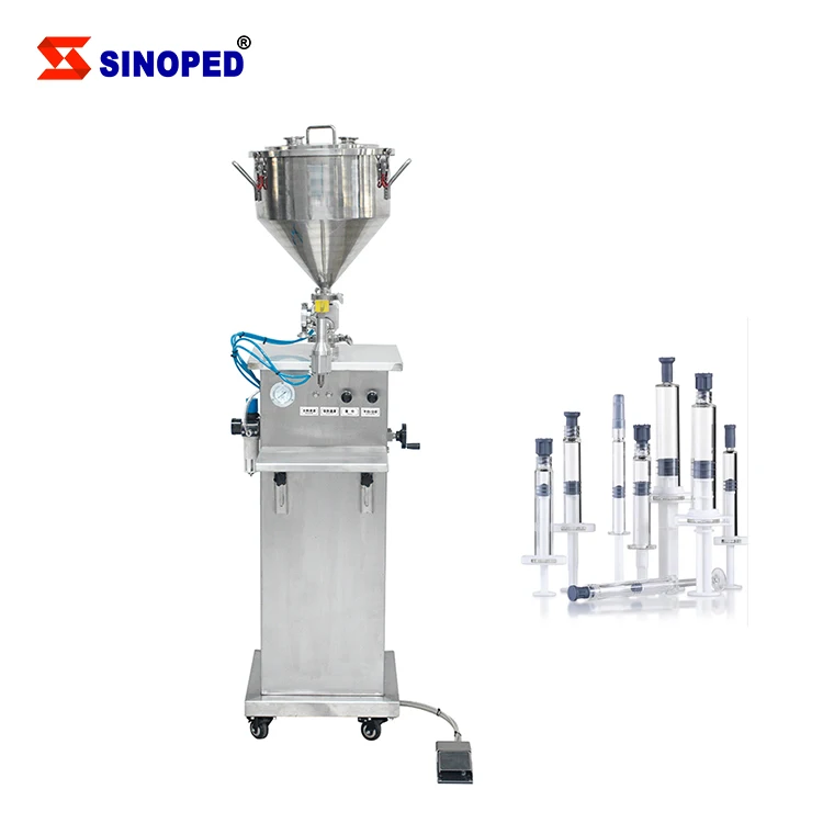 Manual high speed easy operated 0.5ml 1ml 5ml 10ml vaccine prefilled syringes filling machine