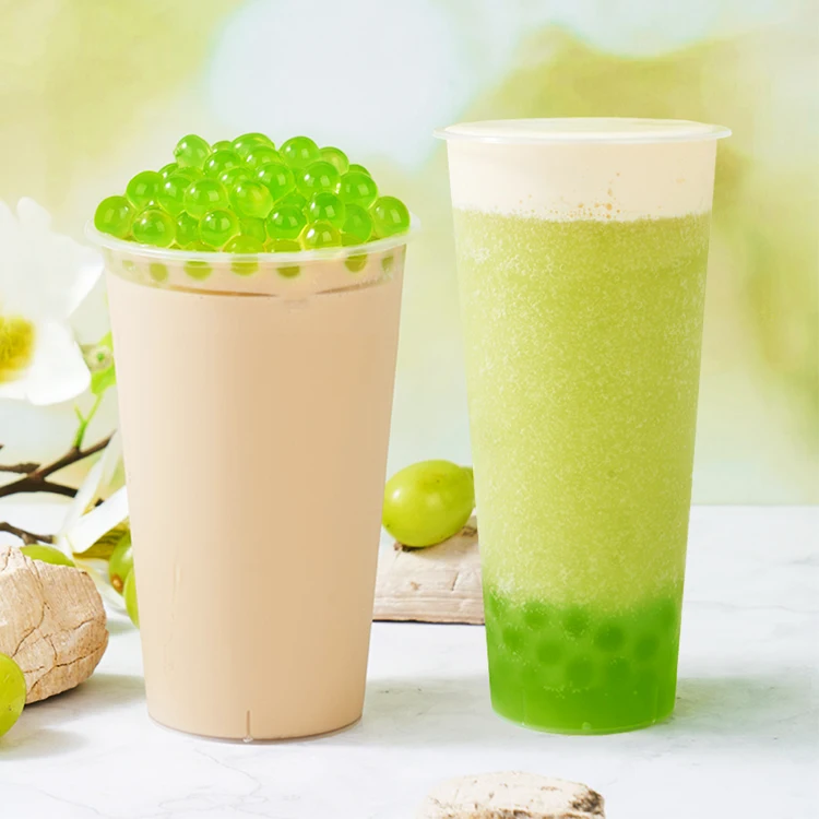 3KG green grapes Popping boba tapioca pearls jelly balls for drink
