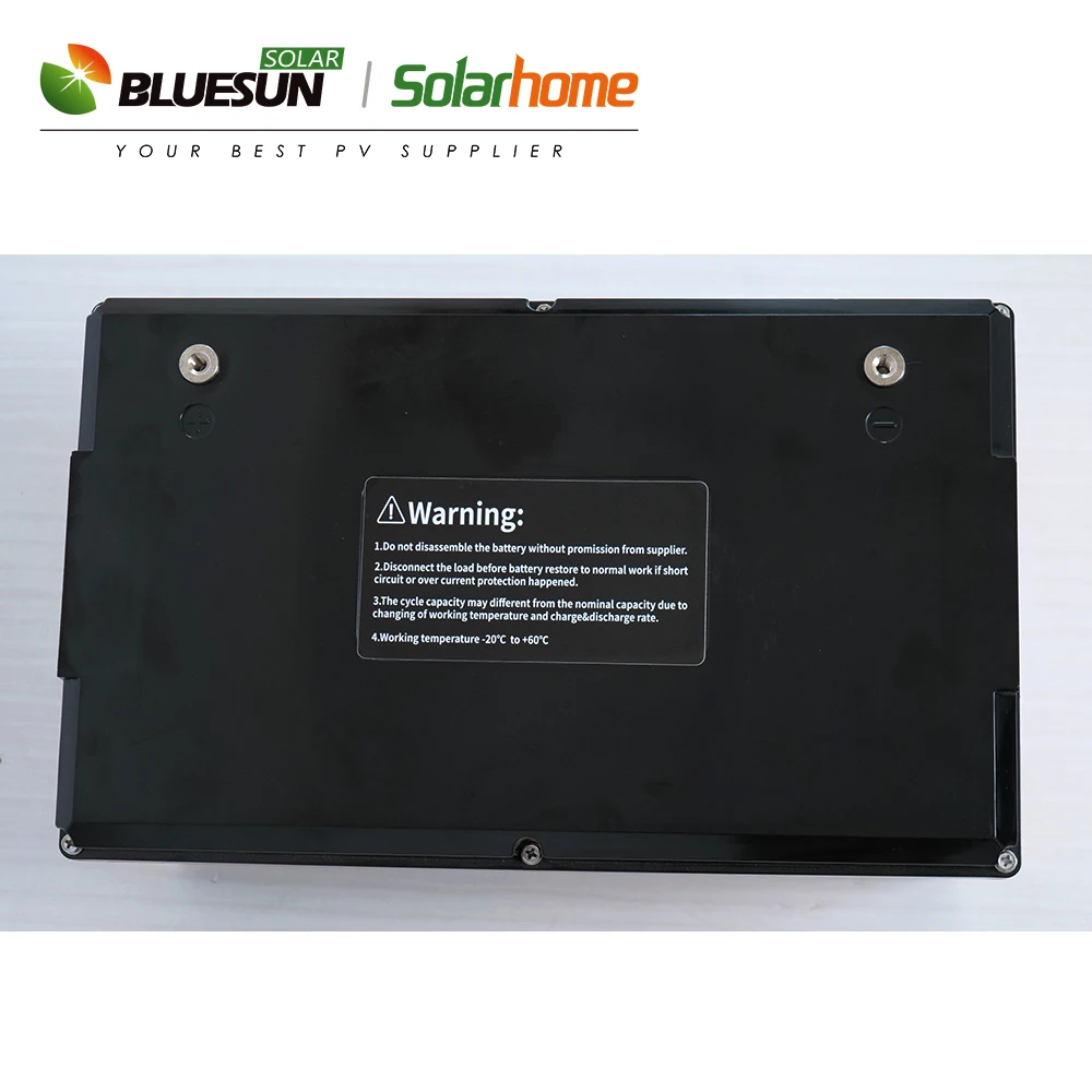 Bluesun Lithium Battery 12V 104AH 208AH 24V 104AH High Power Wholesale Economical High-quality Charge 6000 Times For House use