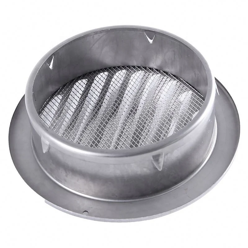Top Manufacturer Ventilation System Exterior Stainless Steel Cap With Insect Mesh Grille