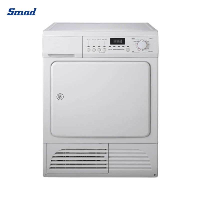 Electric household tumble heat pump clothes dryer