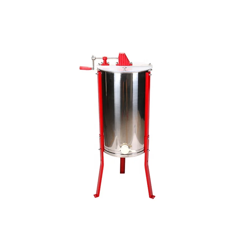 3 Frames Beekeeper Manual Bee Honey Extractor Stainless Steel Processing Machine  Bee Honey Extractor