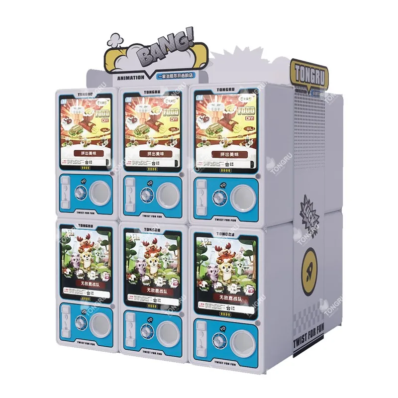 OEM ODM gacha машина для изготовления жетонов Заводская кукольная аркадная игрушка игровой автомат с CE
