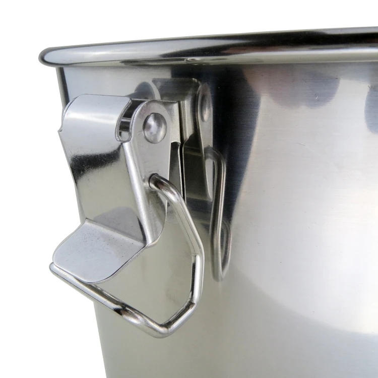 Stainless steel sealed barrel/ oil pot/ kitchen food water fresh storage bucket tea storage cocoa bean storage barrel