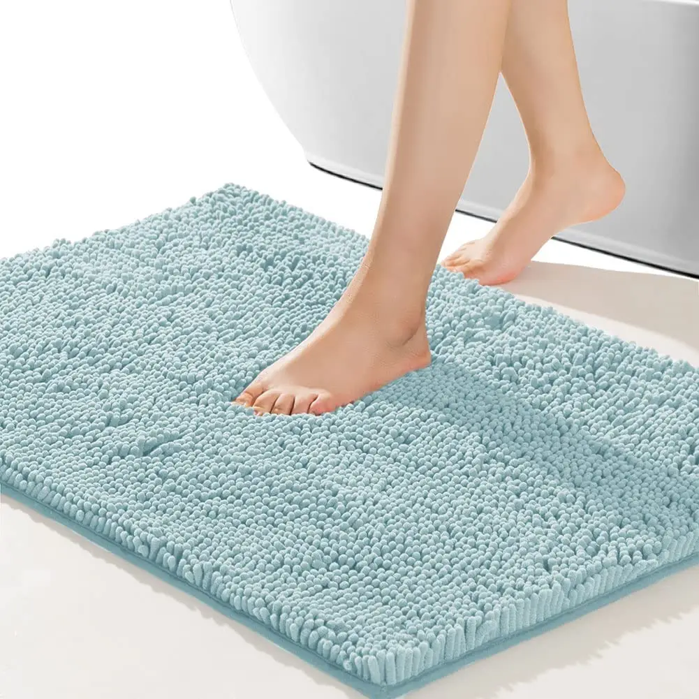 Door Mat And Rugs Chenille Bath Mat Toilet Carpet For Bathroom Rug Kitchen Carpets Bedroom Floor