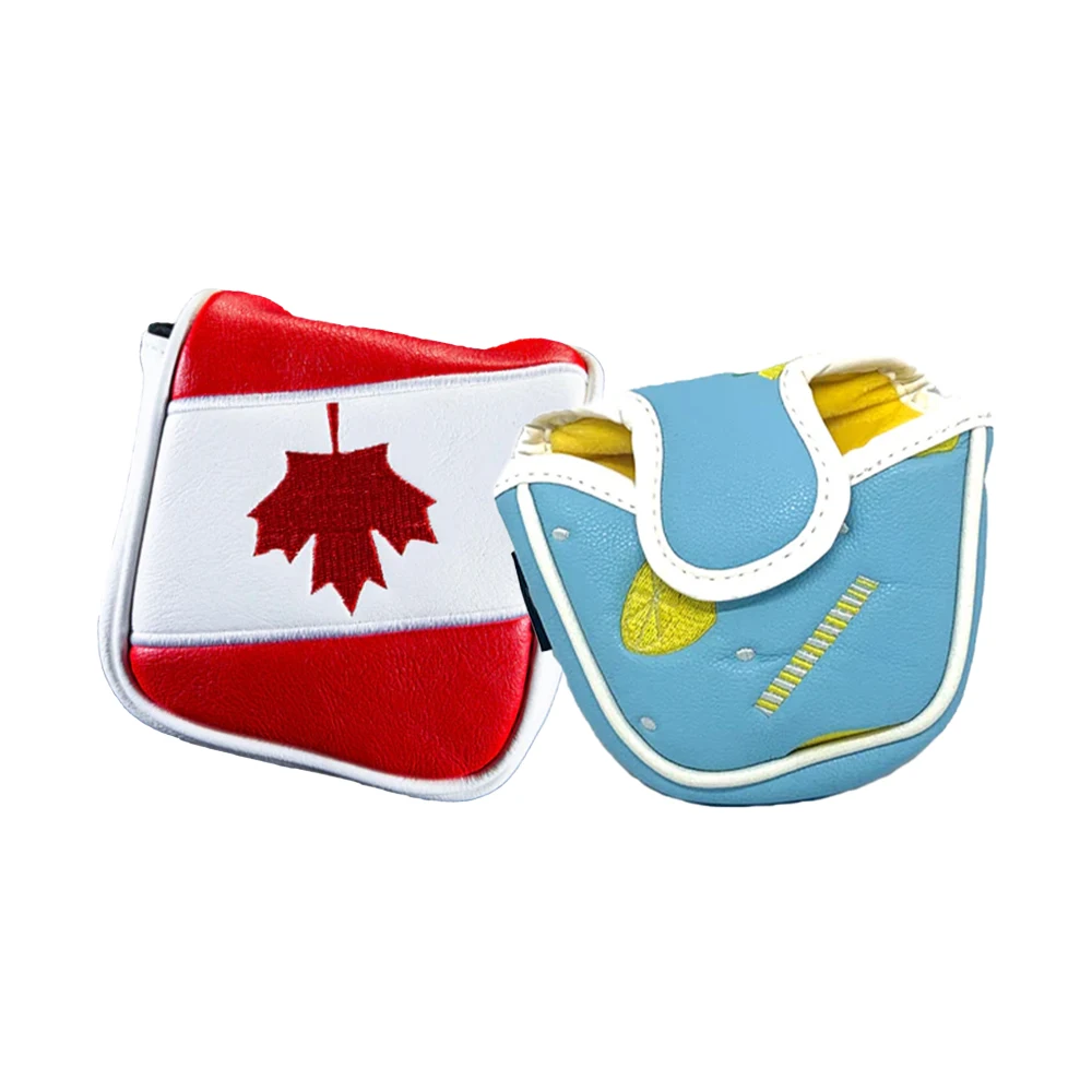 PRIMUS GOLF Various design premium pu leather golf putter head cover custom golf club driver wood headcovers