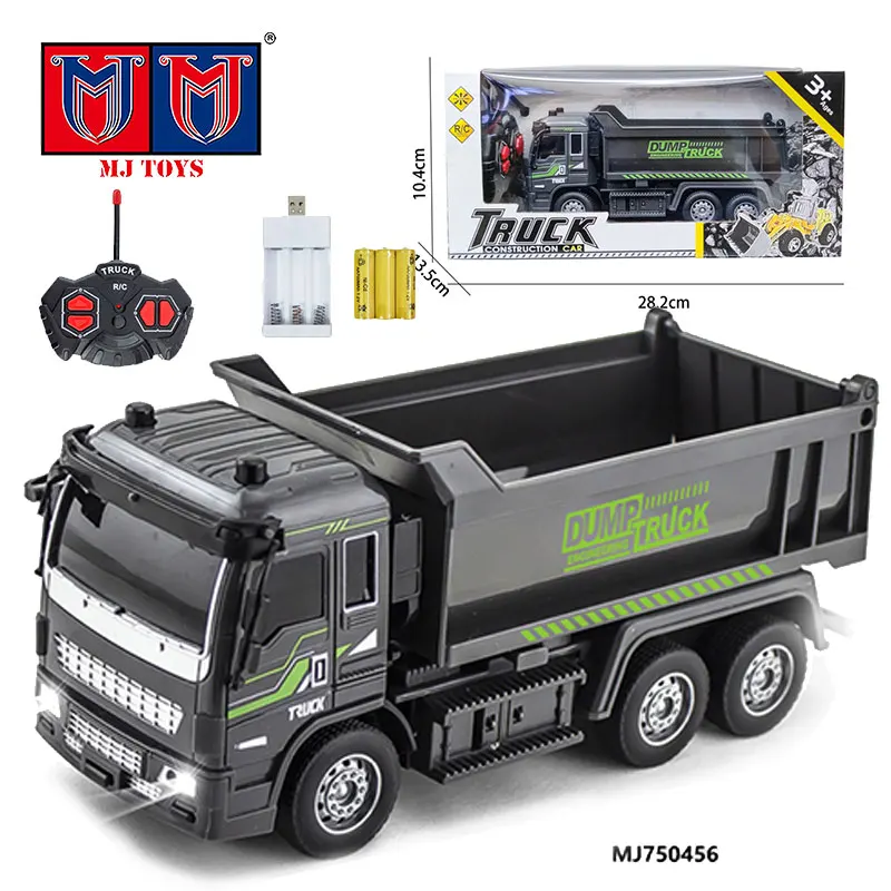 Mini Toys Set Truck Electric Vehicles Boys Toy Rc Construction Engineering Dump Truck Veihcle