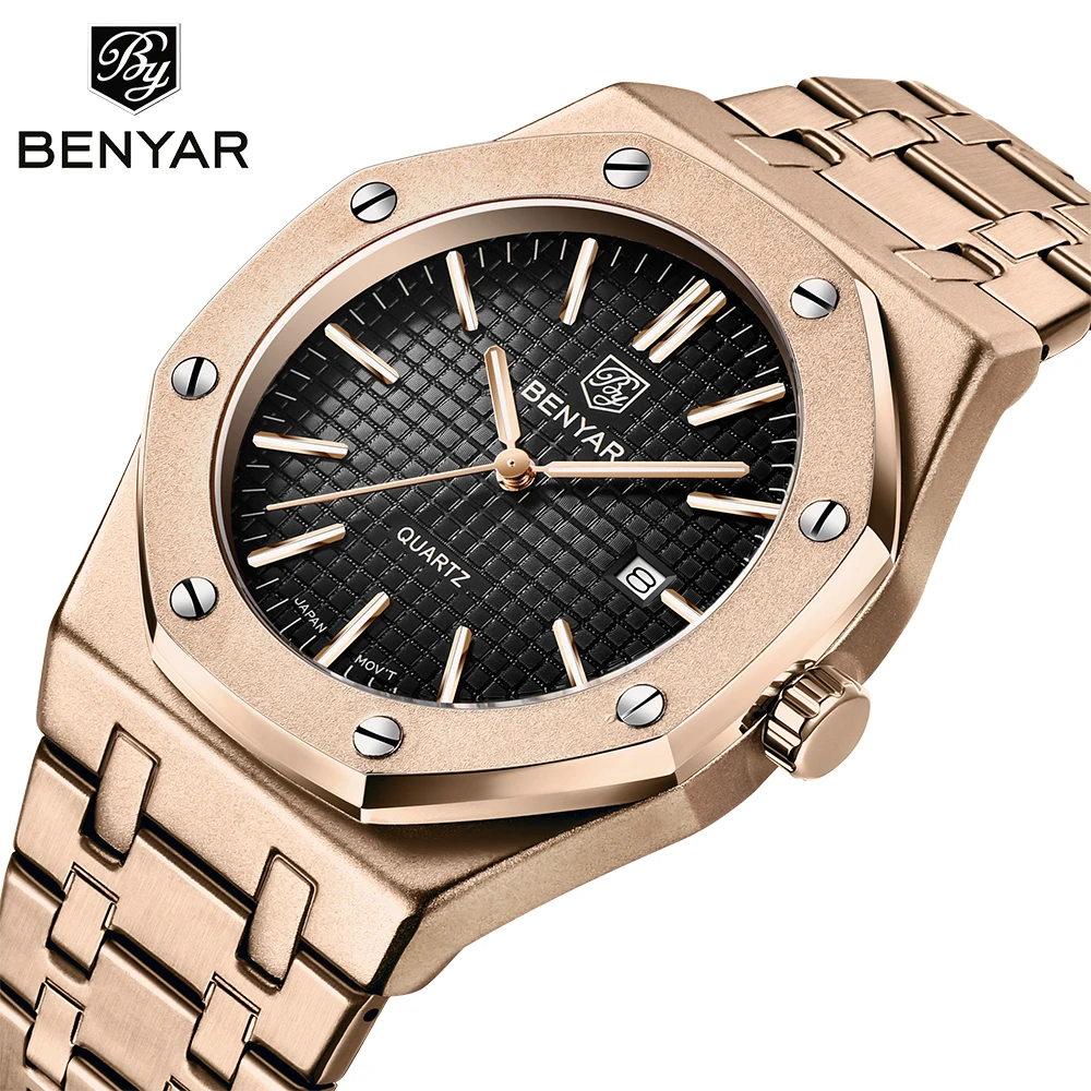 Fashion Sport Men Watches Hot Sell Chronograph stainless steel bracelet miyota movement Watch