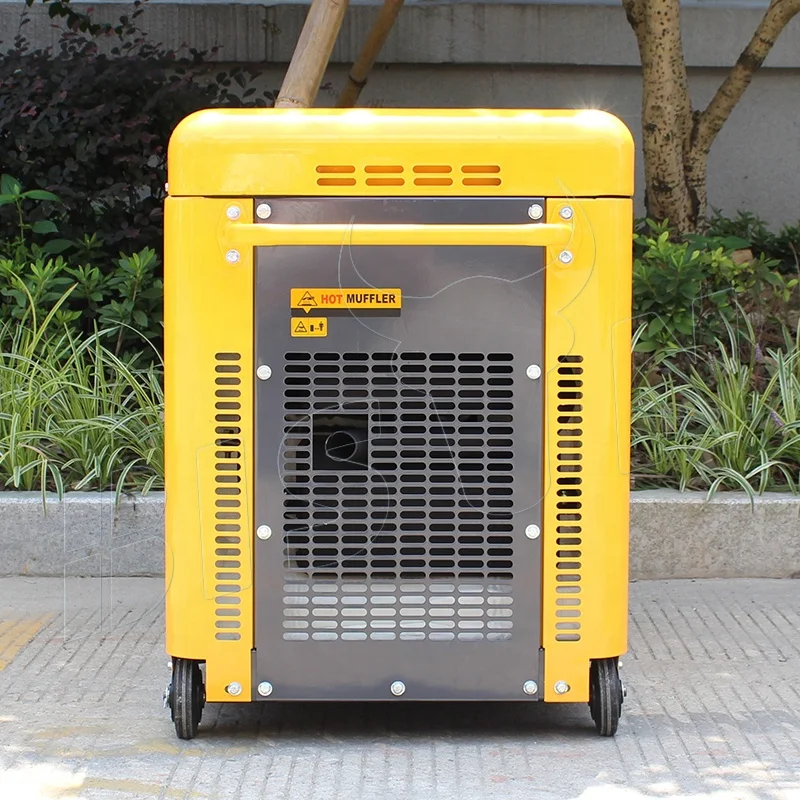 120 220 Вольт Мощность 6.5Kw 5.5Kva дизель-генератор 65-68dB бесшумные при сильном запасных