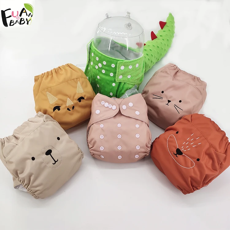 Экологичные карманные тканевые подгузники для новорожденных с цифровыми позициями, памперсы из бамбука, моющиеся детские бамбуковые подгузники