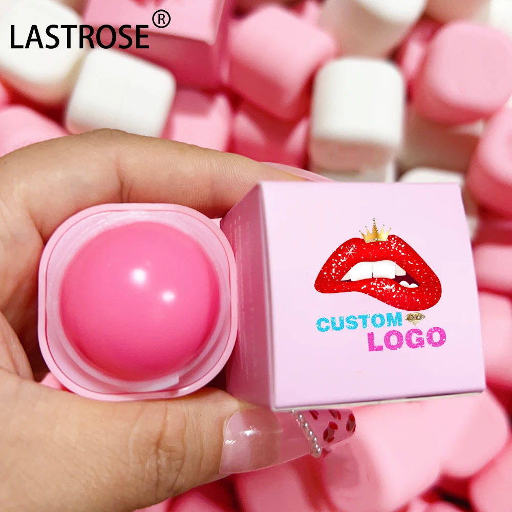 Cute Organic Lip Butter Round Ball Lip Balm Private Label Moisturizing Fruit Flavor Chap Stick Lip Balm Ball