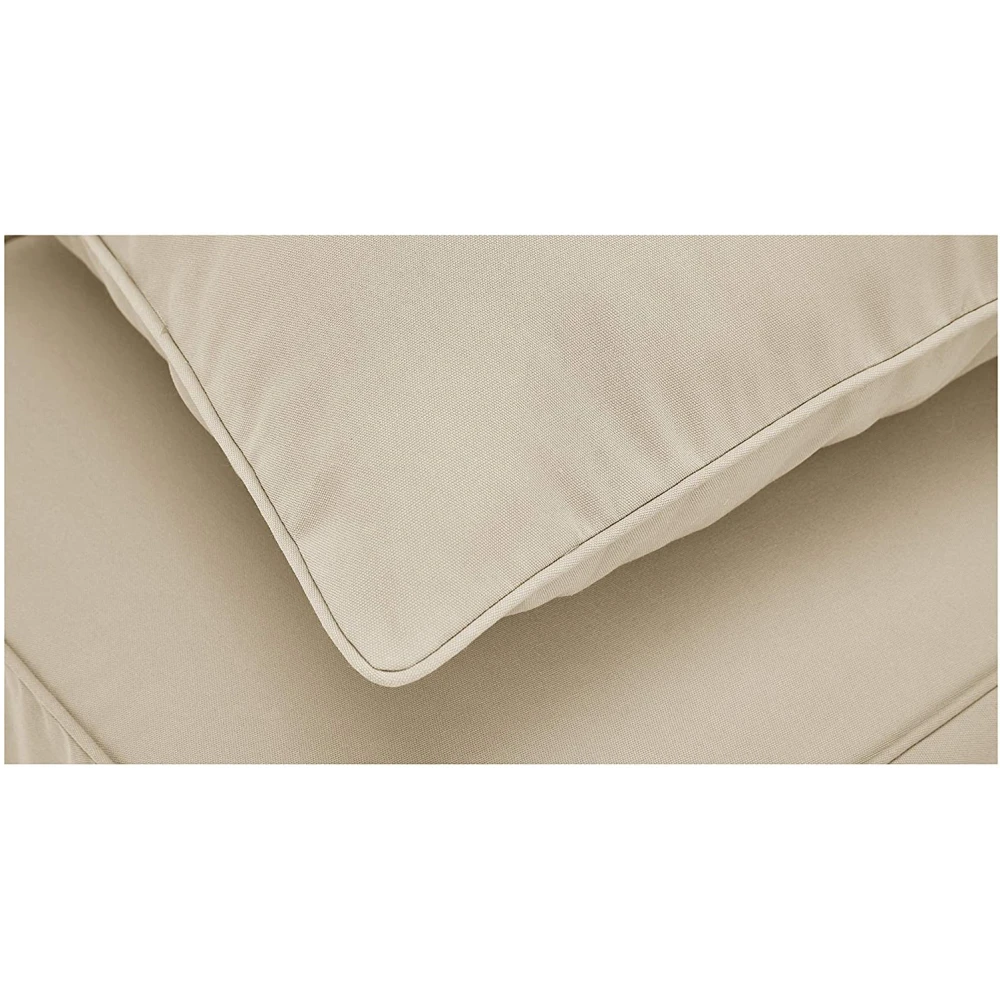 Outdoors indoor Waterproof Memory Sponge Filled Chair Deep Seat Cushions and Back Lumbar Support Pillows