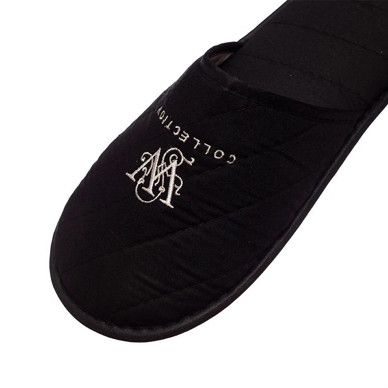 Высококачественные модные Тапочки нового дизайна, хлопковые высококачественные одноразовые Нескользящие тапочки для отеля