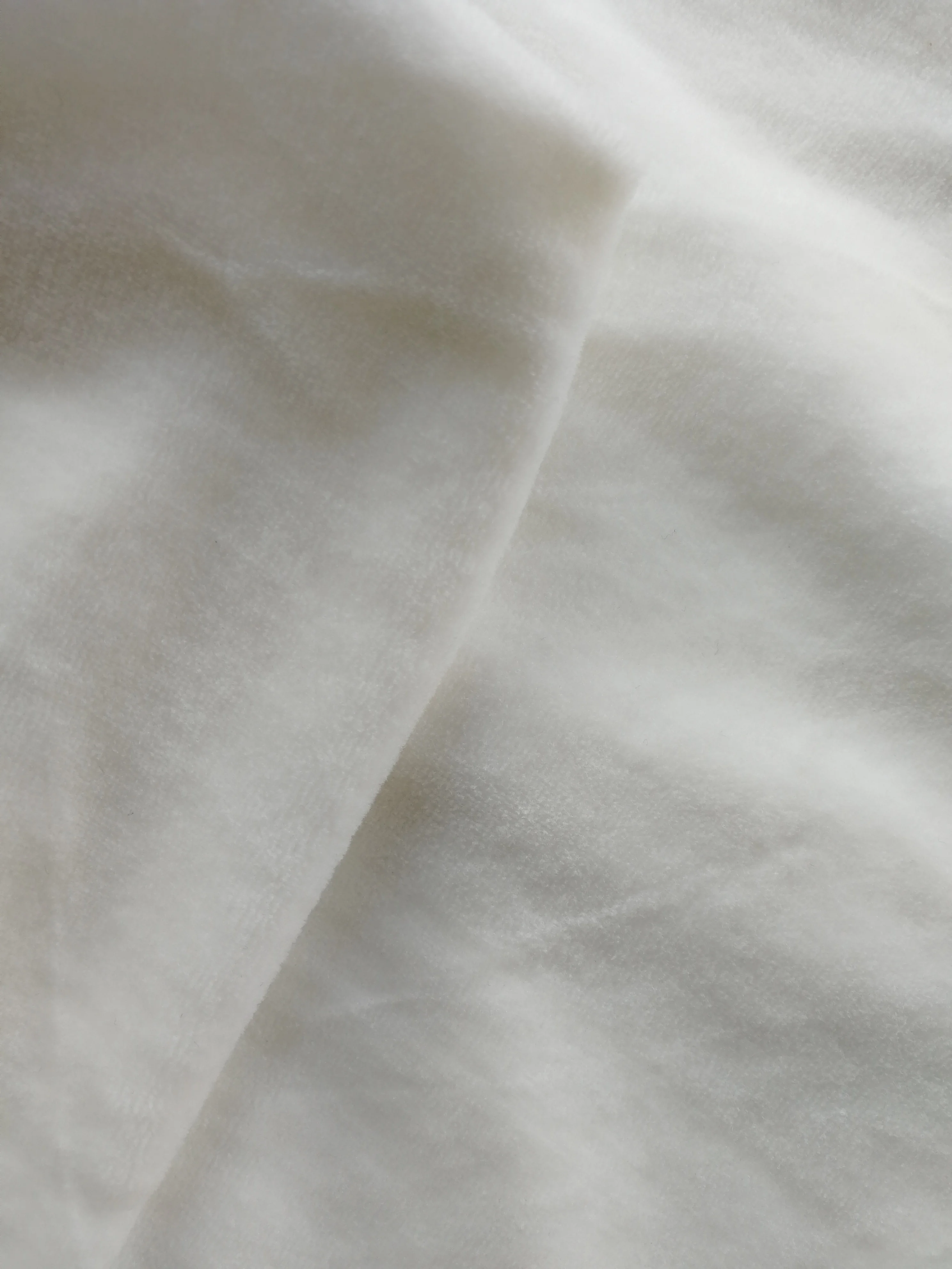 Bamboo cotton polyester velvet fabric for clothing velvet kids pyjamas