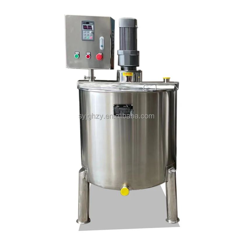 Stainless steel and low-speed anchor scraping wall mixing jacket heating mixing tank in daily chemical plant